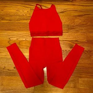 SculptKnit Leggings and Sports Bra Set